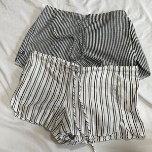 Brandy Melville stripe shorts (2)